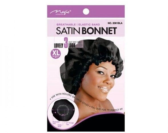 GORRO SATIN BONNET X.LARGE #2061 BLACK MAGIC COLLECTION