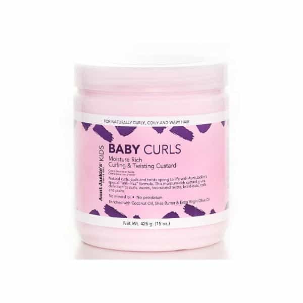 CREMA DE PEINADO BABY GIRL CURLS CURLING & TWISTING CUSTARD AUNT JACKIE'S GIRLS 426g