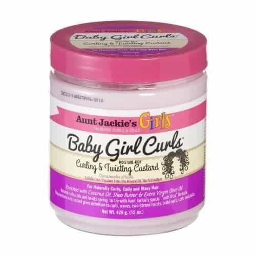 CREMA DE PEINADO BABY GIRL CURLS CURLING & TWISTING CUSTARD AUNT JACKIE'S GIRLS 426g