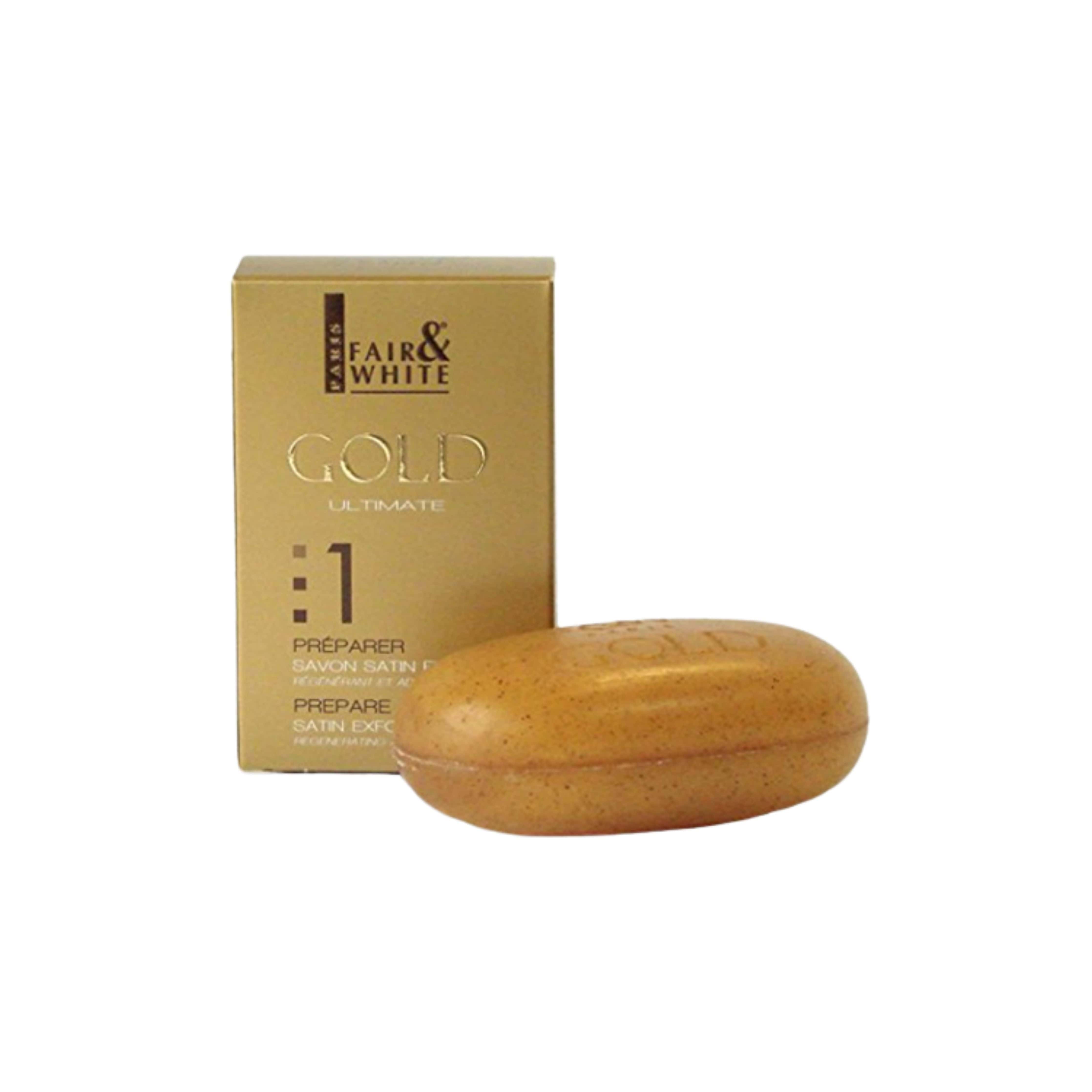 Fair & White Gold Ultimate Prepare Satin Exfoliating Soap 7 oz