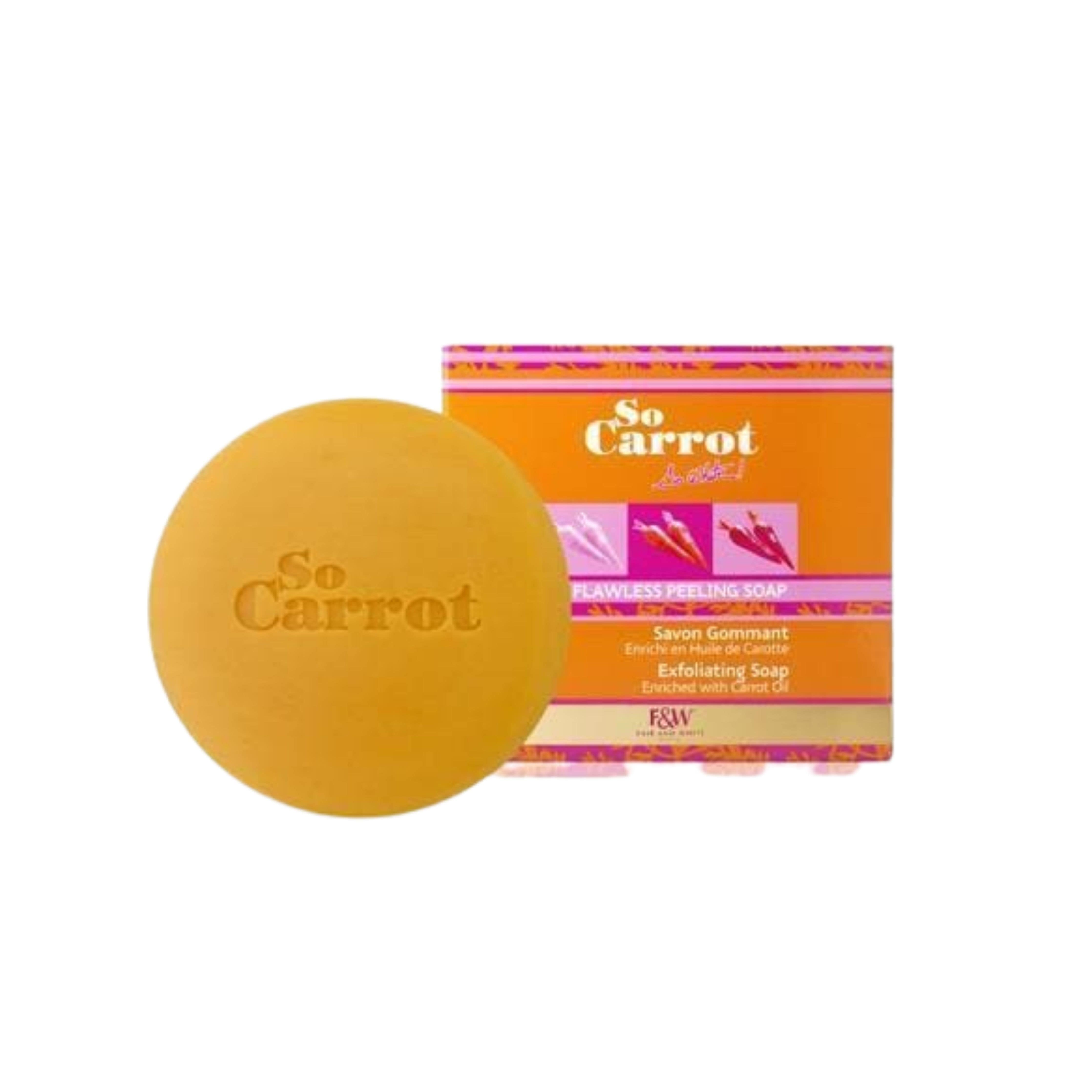 JABÓN SO CARROT EXFOLIATING SOAP FAIR & WHITE  200g