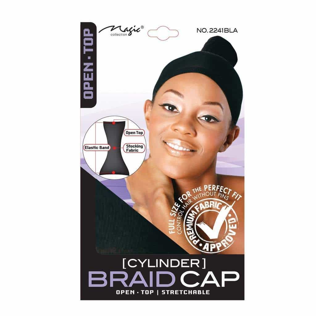 GORRO BRAID CAP OPEN TOP #2241BLA MAGIC COLLECTION