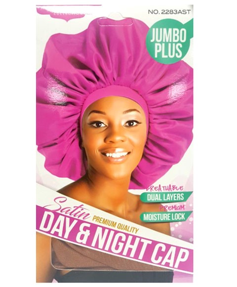GORRO SATIN DAY &NIGHT CAP JUMBO SIZE #2283AST MAGIC COLLECTION