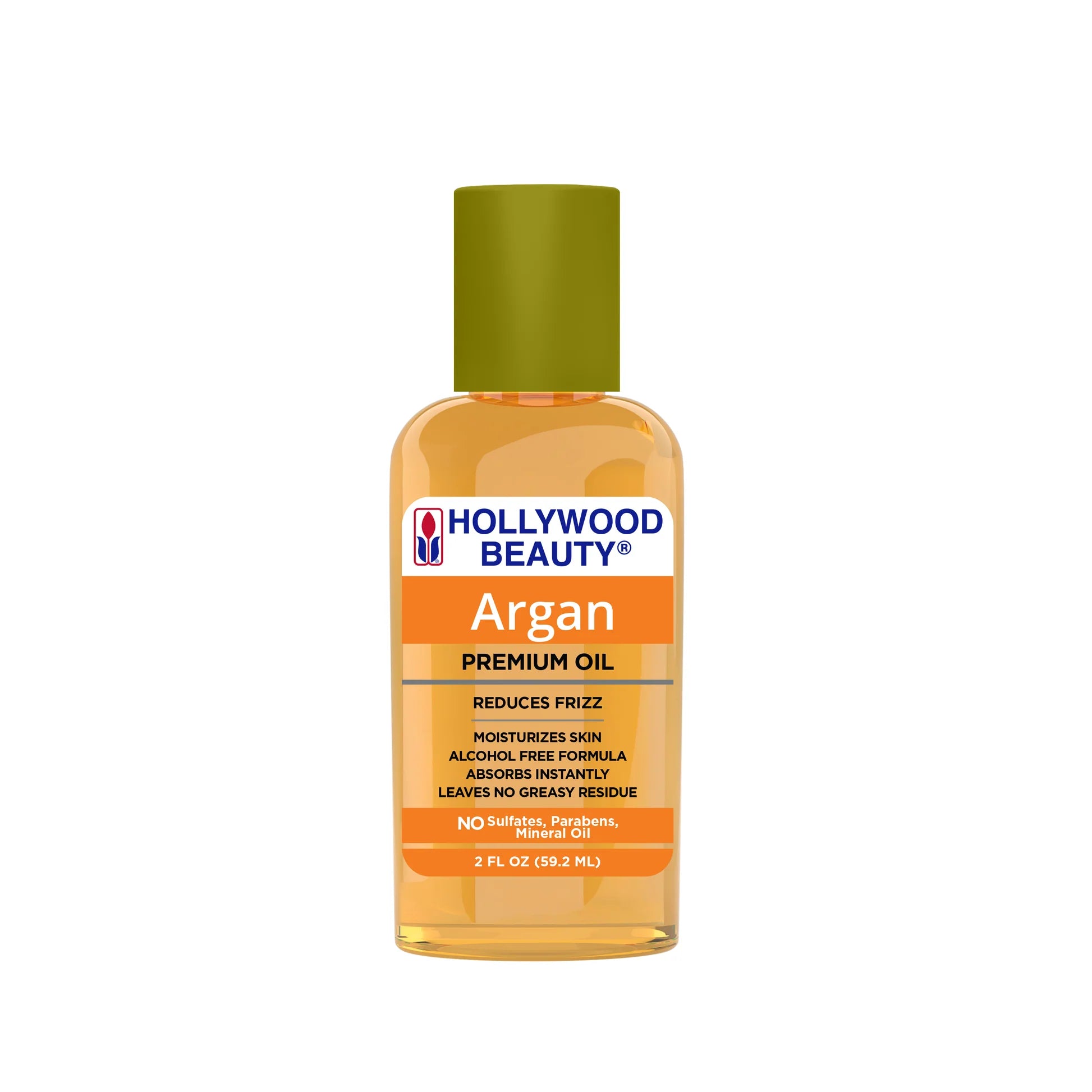Hollywood Beauty Aceite Premium de Argán Hidratación y Reparación para el Cabello (2 FL OZ)