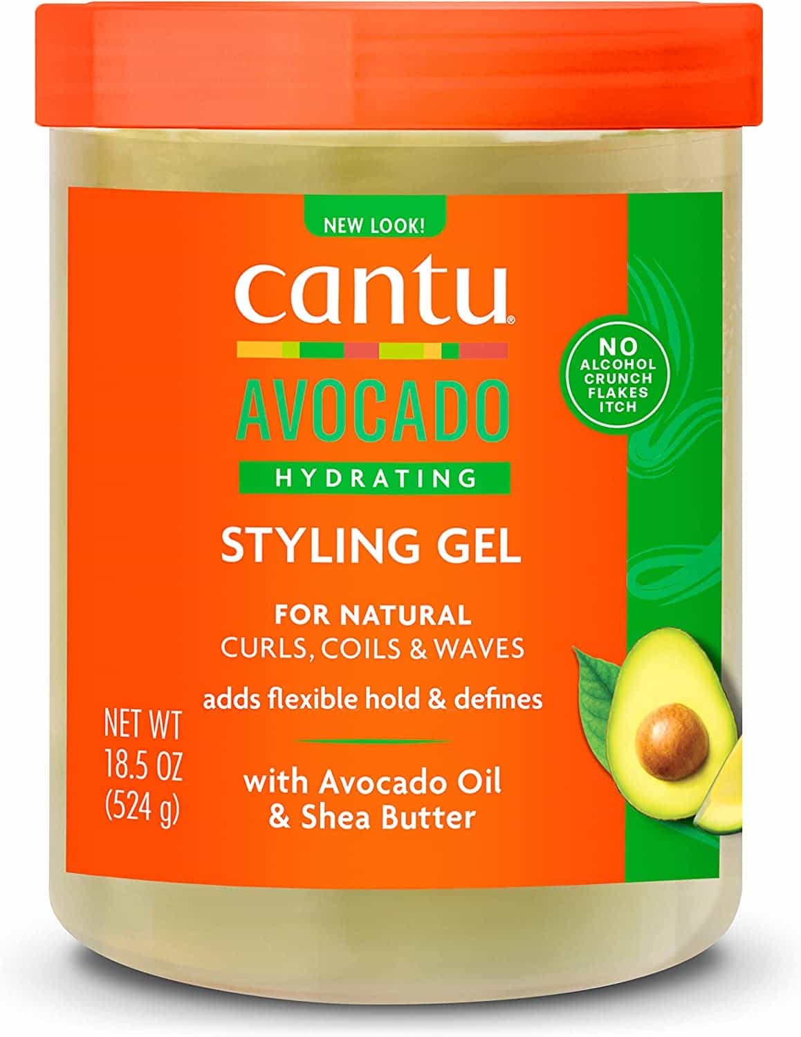 GEL DE PEINADO HIDRATANTE DE AGUACATE CANTU 524g