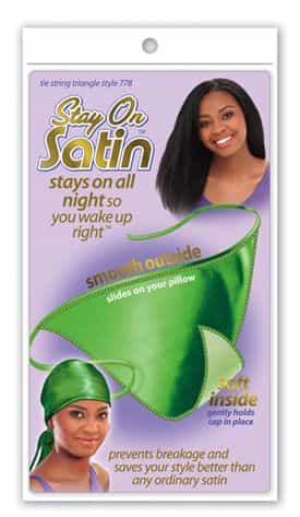 GORRO SATY ON SATIN TIE STRINGS TRING #778BLK MAGIC COLLECTION