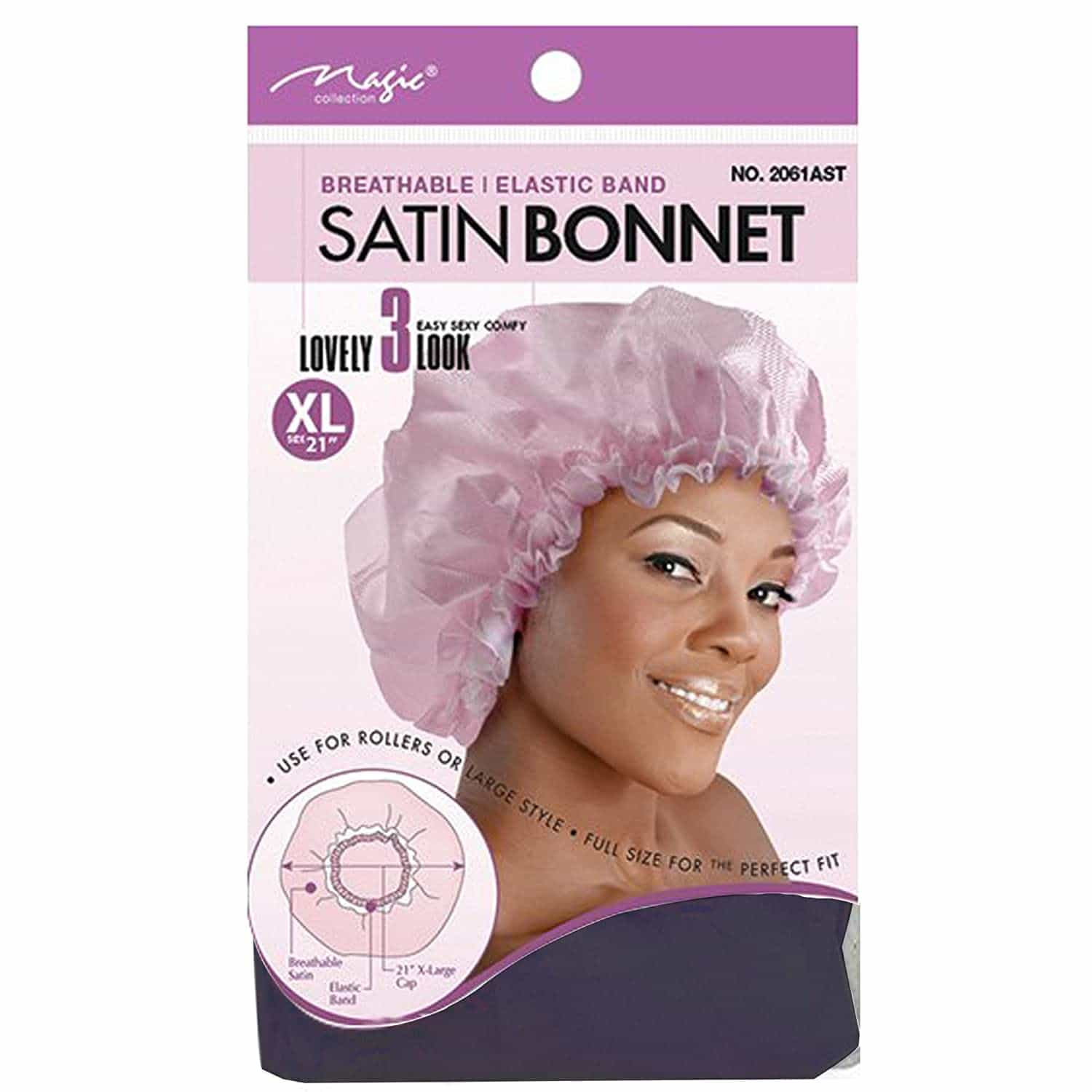 GORRO SATIN BONNET X.LARGE #2061 ASSTED MAGIC COLLECTION