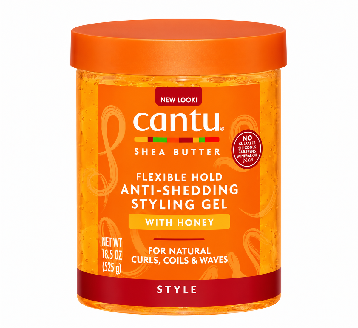 Cantu Shea Butter Gel Fixador Anticaiguda de Màxima Fixació amb Mel 18.5 oz