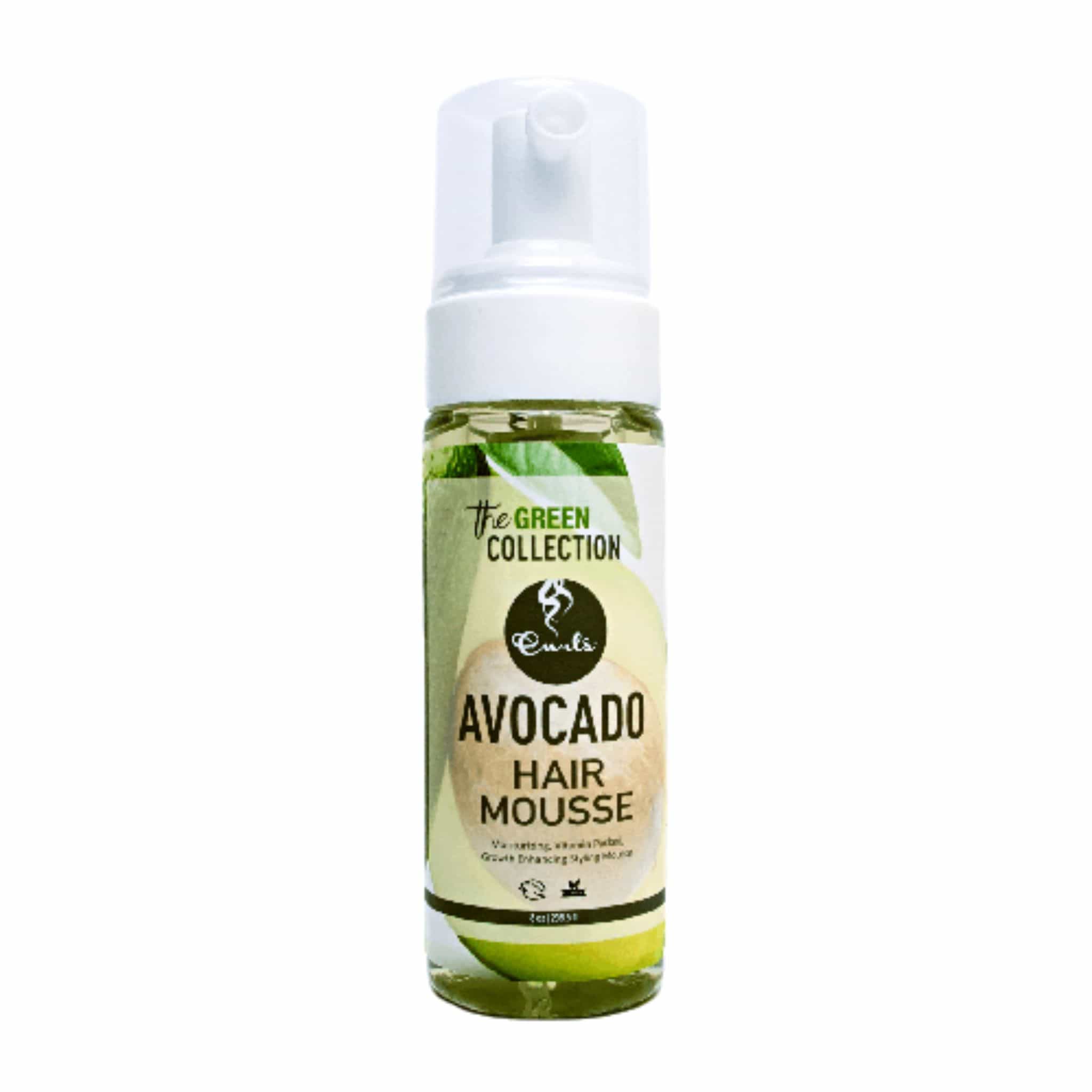 MOUSSE AVOCADO STYLING THE GREEN TEA COLLECTION CURLS 8oz