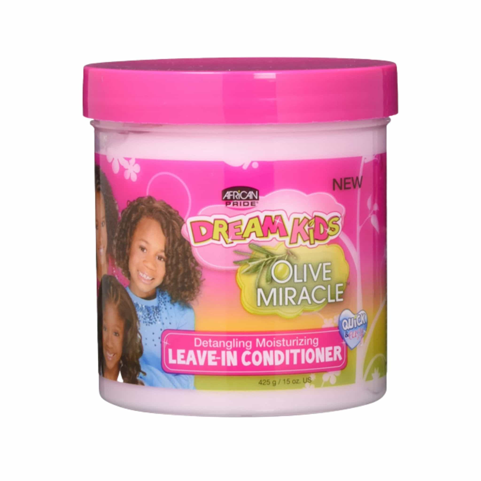 ACONDICIONADOR DETANGLIN MOSITURE LEAVE-IN CONDITIONER OLIVE MIRACLE DREAM KIDS 15fl.oz
