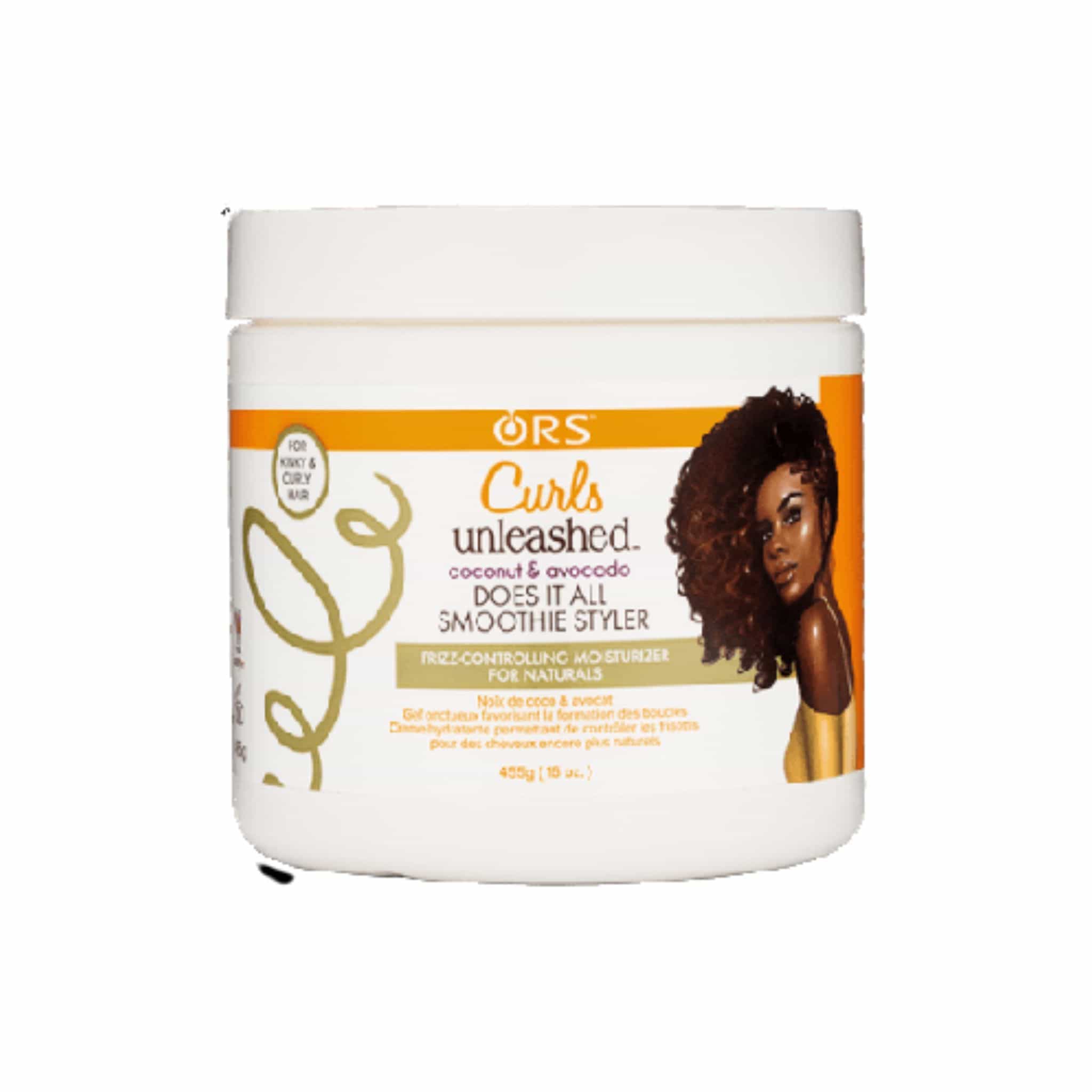 GEL DEFINIDOR CURL ITS ALL SMOOTHIE STYLER COCONUT AND AVOCADO CURLS UNLEASHED ORS 455G