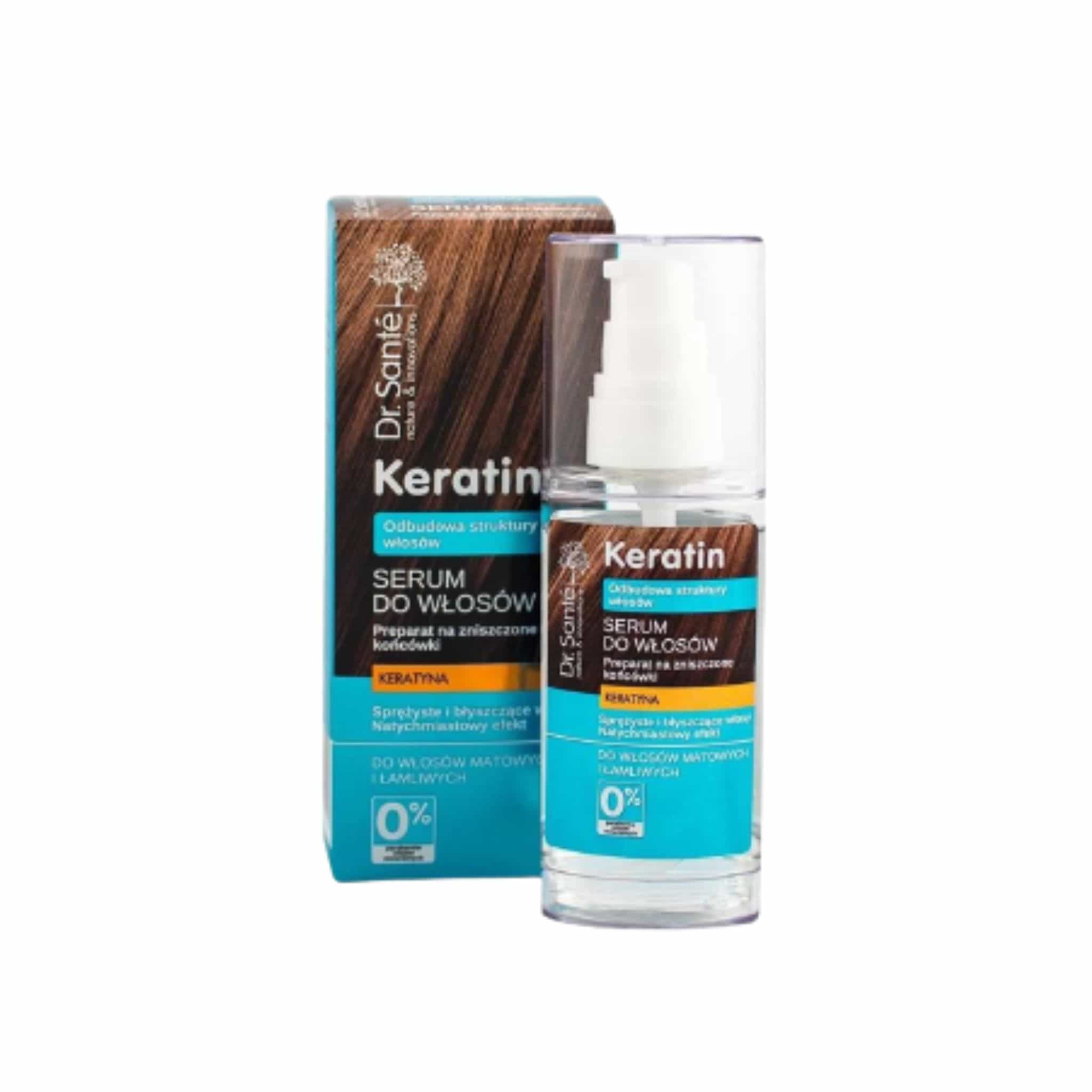 SERUM KERATINA REGENRADOR PARA LAS PUNTAS ABIERTAS KERATIN DR.SANTE 50 ML