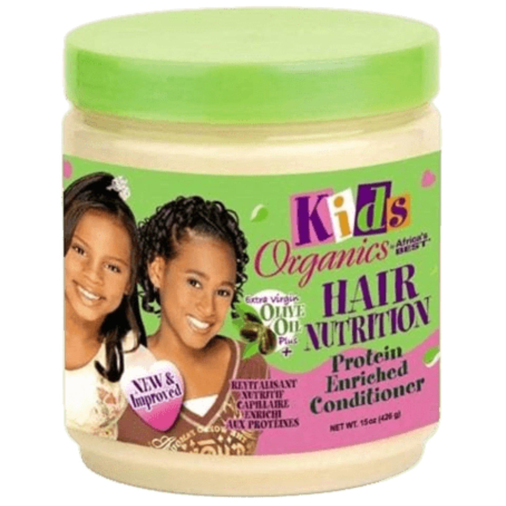 ACONDICIONADOR PEINADOR PROTIEN ENRICHED CONDITIONER HAIR NUTRITION KIDS ORGANICS 15fl.oz