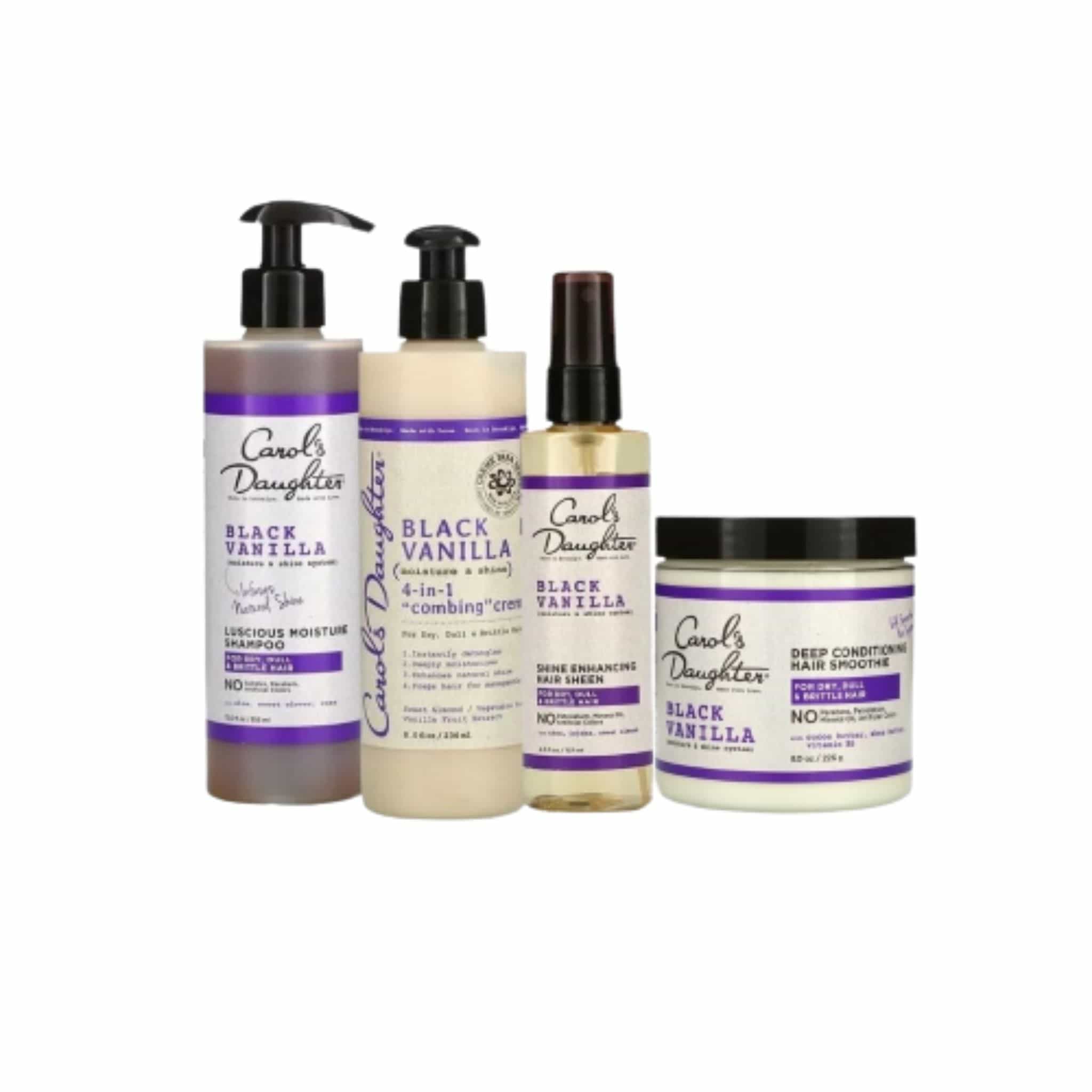 Ready Stock] Carol's Daughter Dry Hair Moisture Shampoo | Conditioner | Shine Hair Sheen | Hair Smoothie