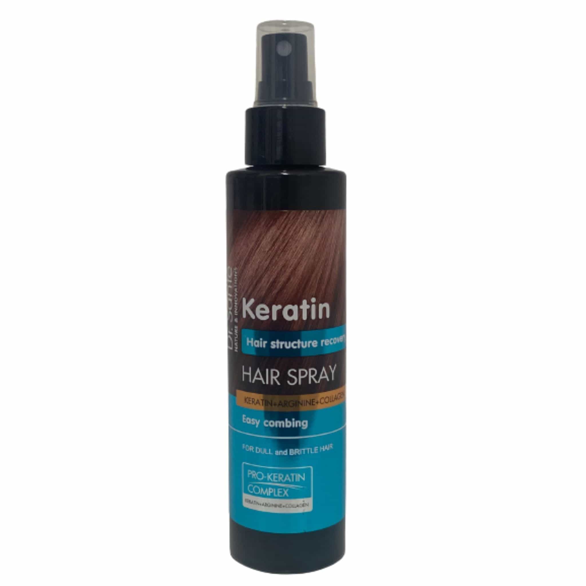 SPRAY KERATINA  REGENERADORPARA CABELLO QUEBADIZO SIN BRILLO KERATIN SPRAY DR.SANTE 150 ML