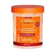 Cantu Shea Butter Flexible  Styling Gel with Jamaican Black Castor Oil 18.5 oz