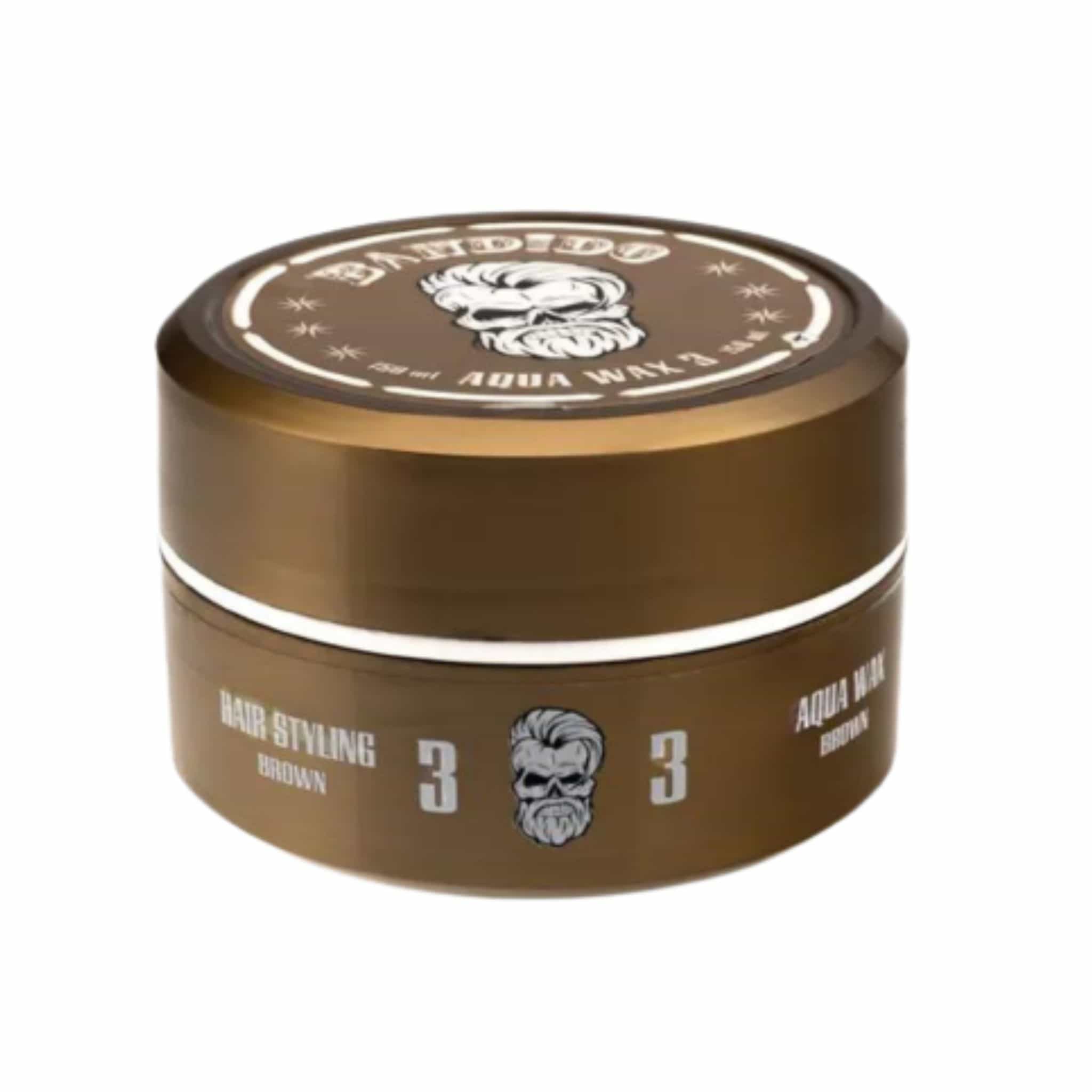 CERA PARA EL CABELLO BANDIDO MAXIMUM  AQUA GEL WAX BROWN 150 ML