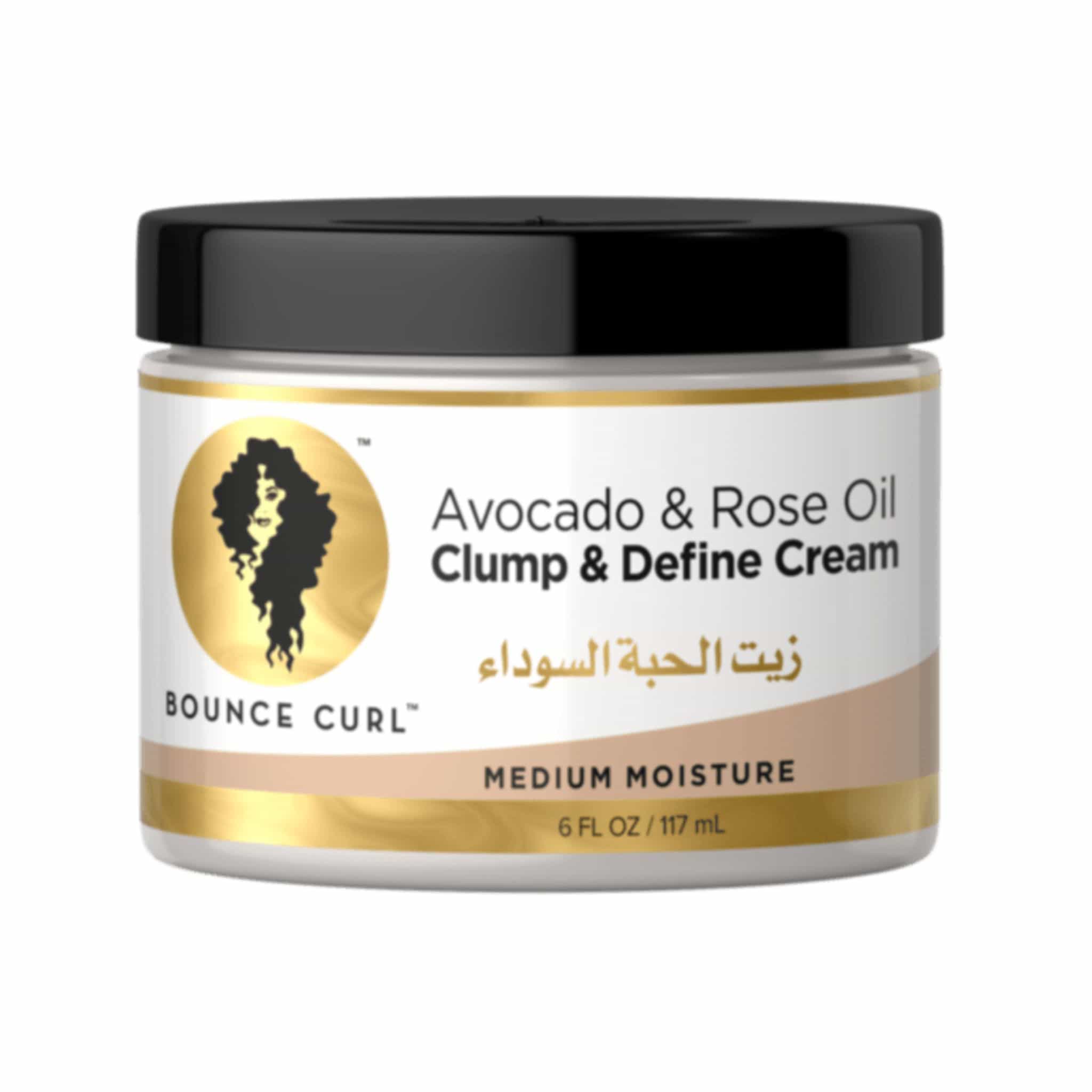 BOUNCE CURL CREMA DEFINIDORA AVOCADO & ROSE OIL CLUMP & DEFINE CREAM BOUNCE CURL 117 ML