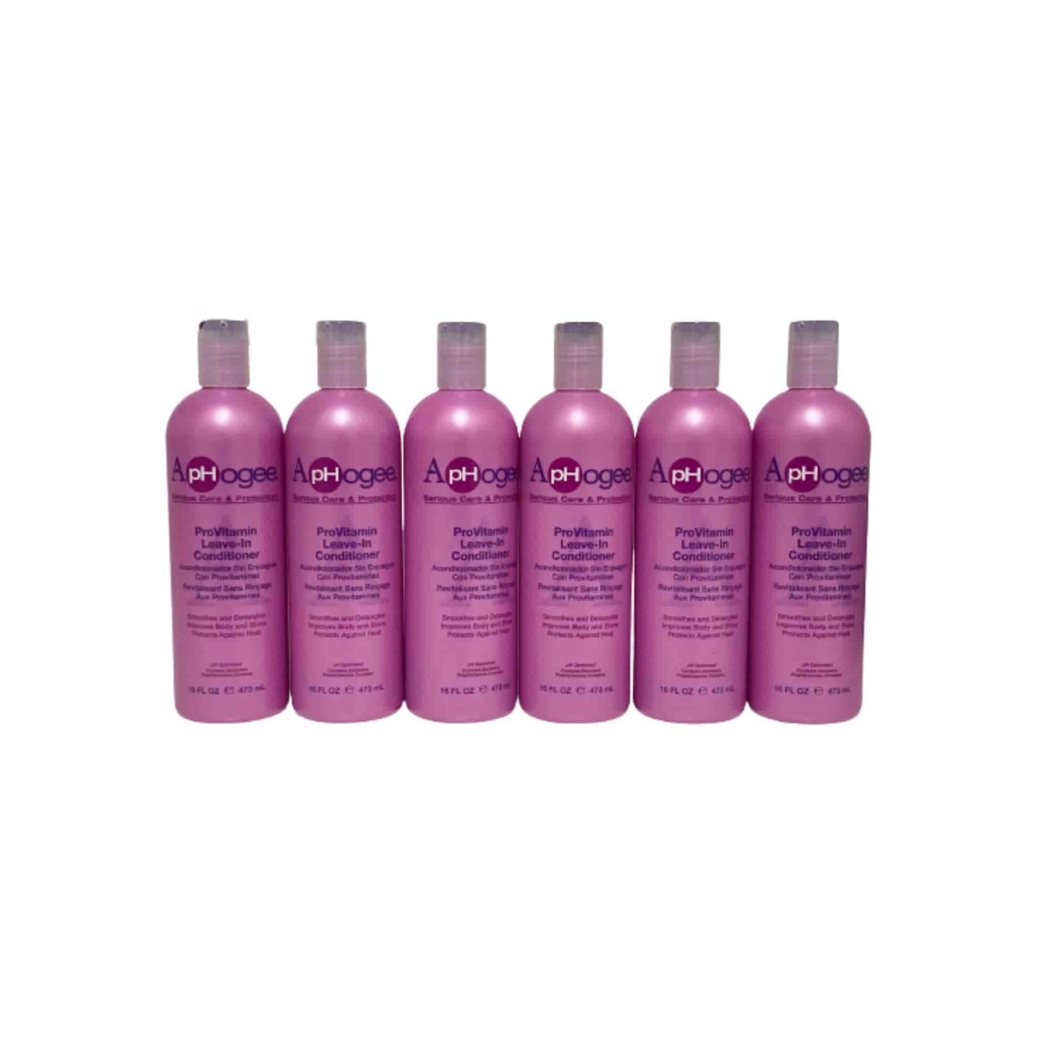 APHOGEE PRO VITAMIN LEAVE-IN-CONDITIONER PAK OF 6 16.oz