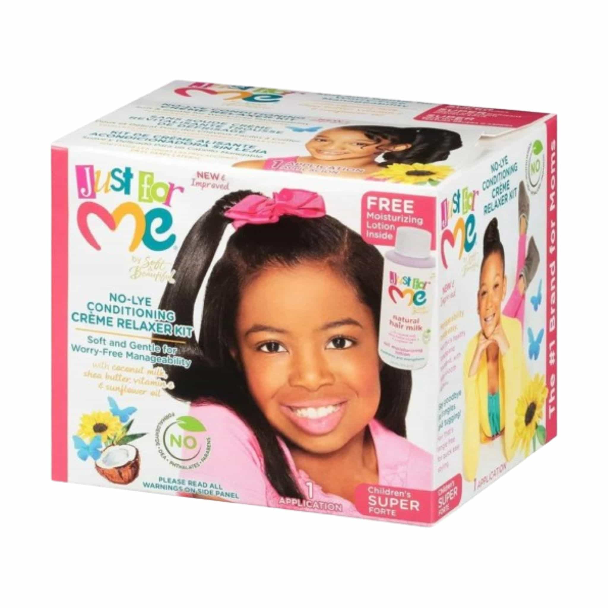 ALISADOR NO LYE HAIR RELAXER KIT 1 TOUCH UP CHILDREN'S JUST FOR ME (SUPER)