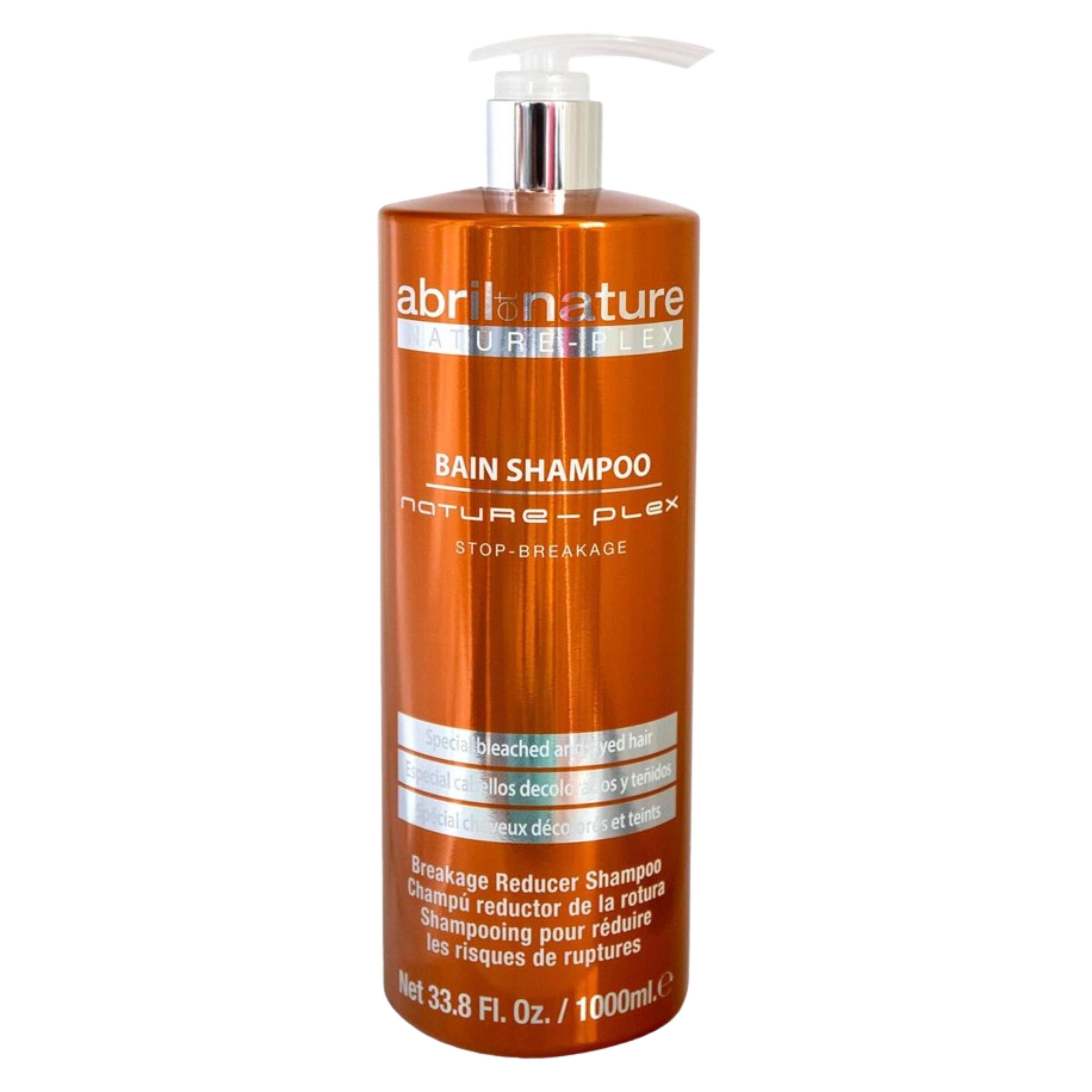 CHAMPÚ REDUCTOR DE LA ROTURA BAIN SHAMPOO NATURE PLEX ABRIL NATURE 1000 ML
