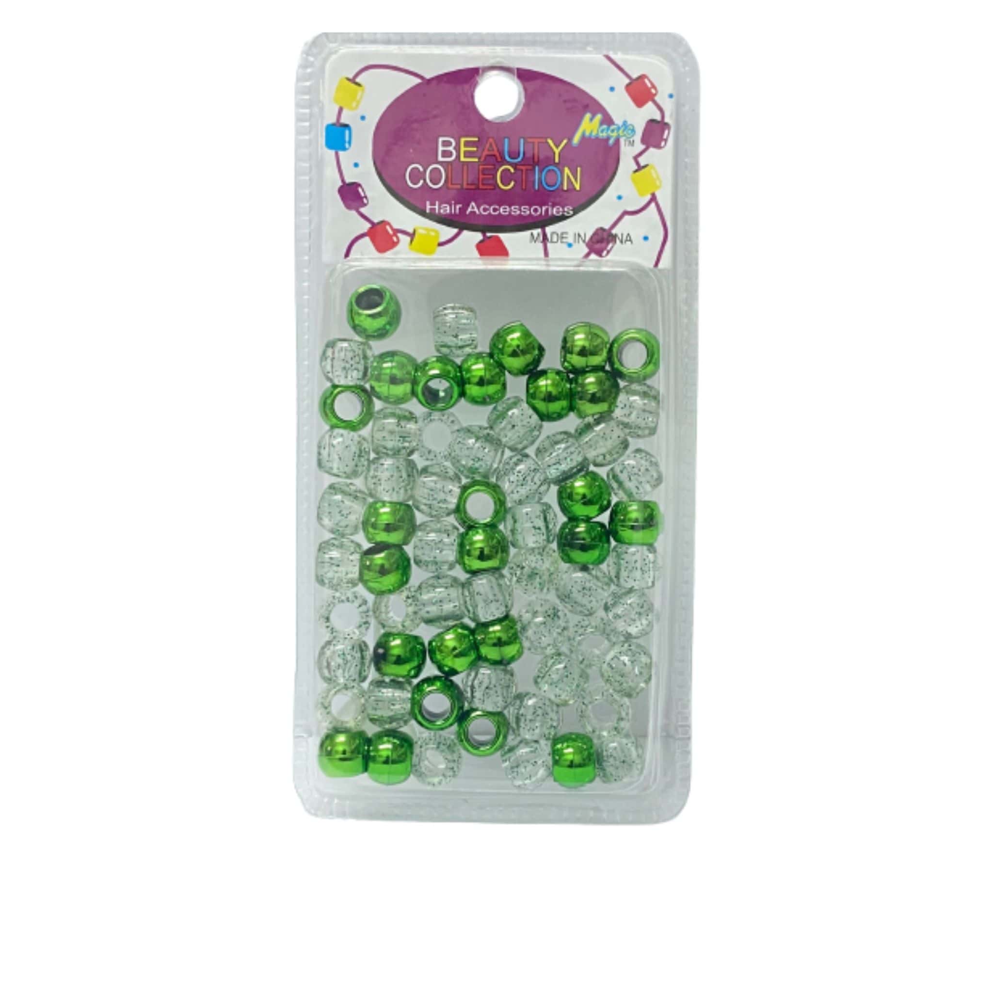 BOLETA VERDE Y CRSTYAL PARA EL PELO