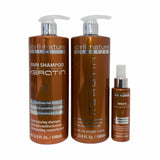 abril et nature Keratin Professional Pack Shampoo 1000ml+ Mask 1000ml+ Cream 100ml