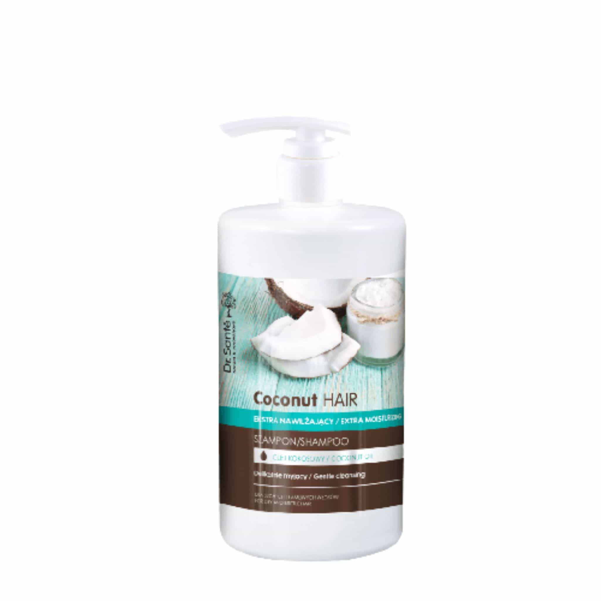 CHAMPÚ HIDRATANTE PARA APORTAR BRILLO AL CABELLO SECO COCONUT DR. SANTE 1.000 ML