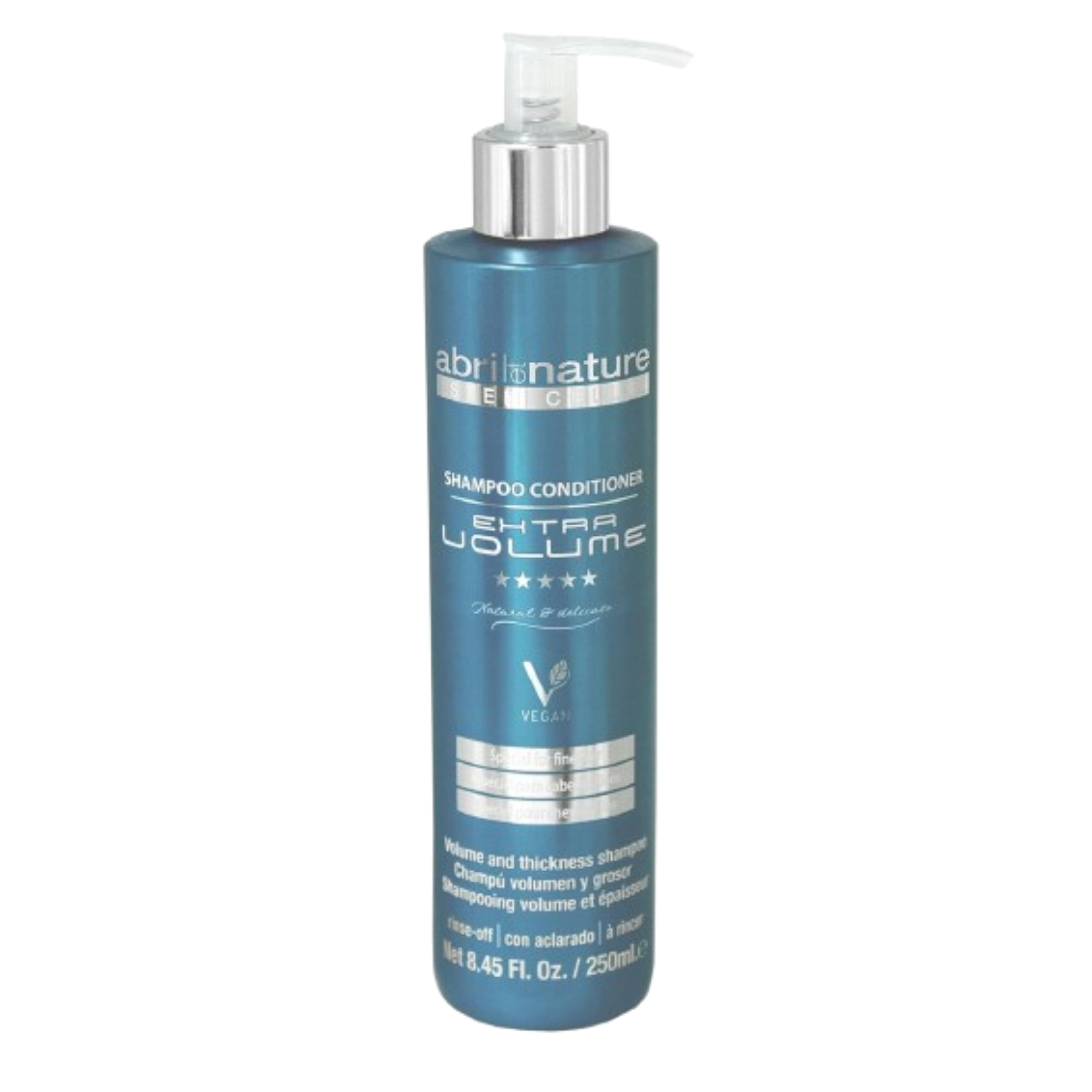 CHAMPÚ VEGAN EFECTO VOLUMEN BAIN SHAMPOO AGE RESET ABRIL ET NATURE 250 ML
