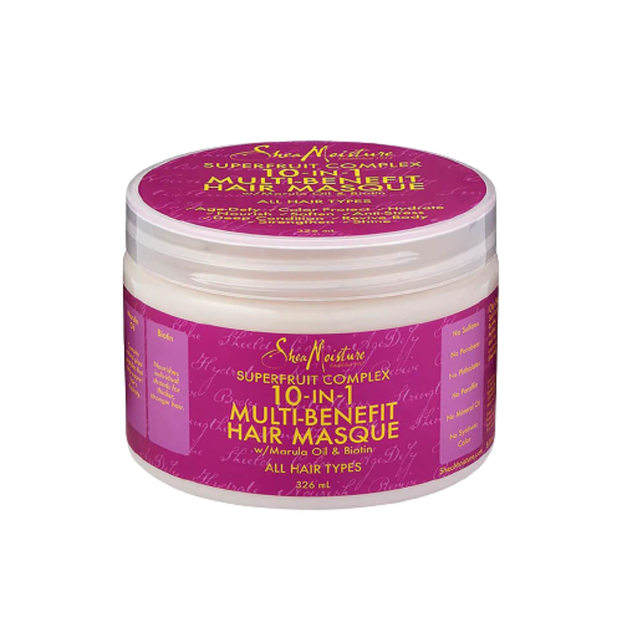 MASCARILLA SUPERFRUIT COMPLEX 10-IN-1 MULTI-BENEFIT HAIR MASQUE SHEA MOISTURE 340g