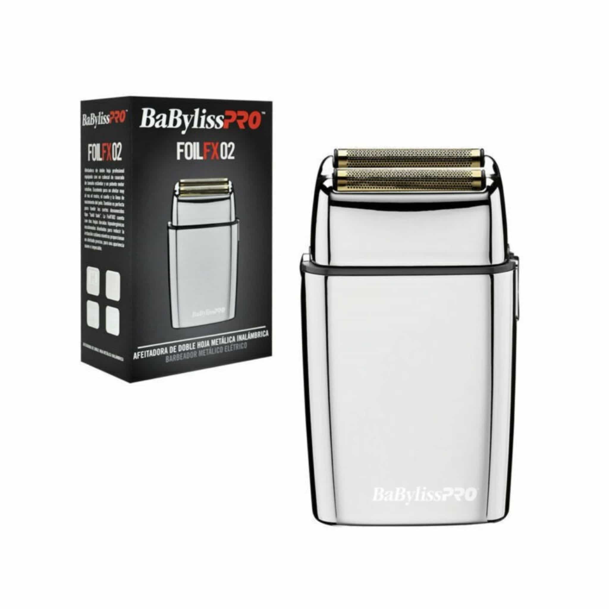 BABYLISS SHAVER DOBLE LAMINA FX02 PLATA