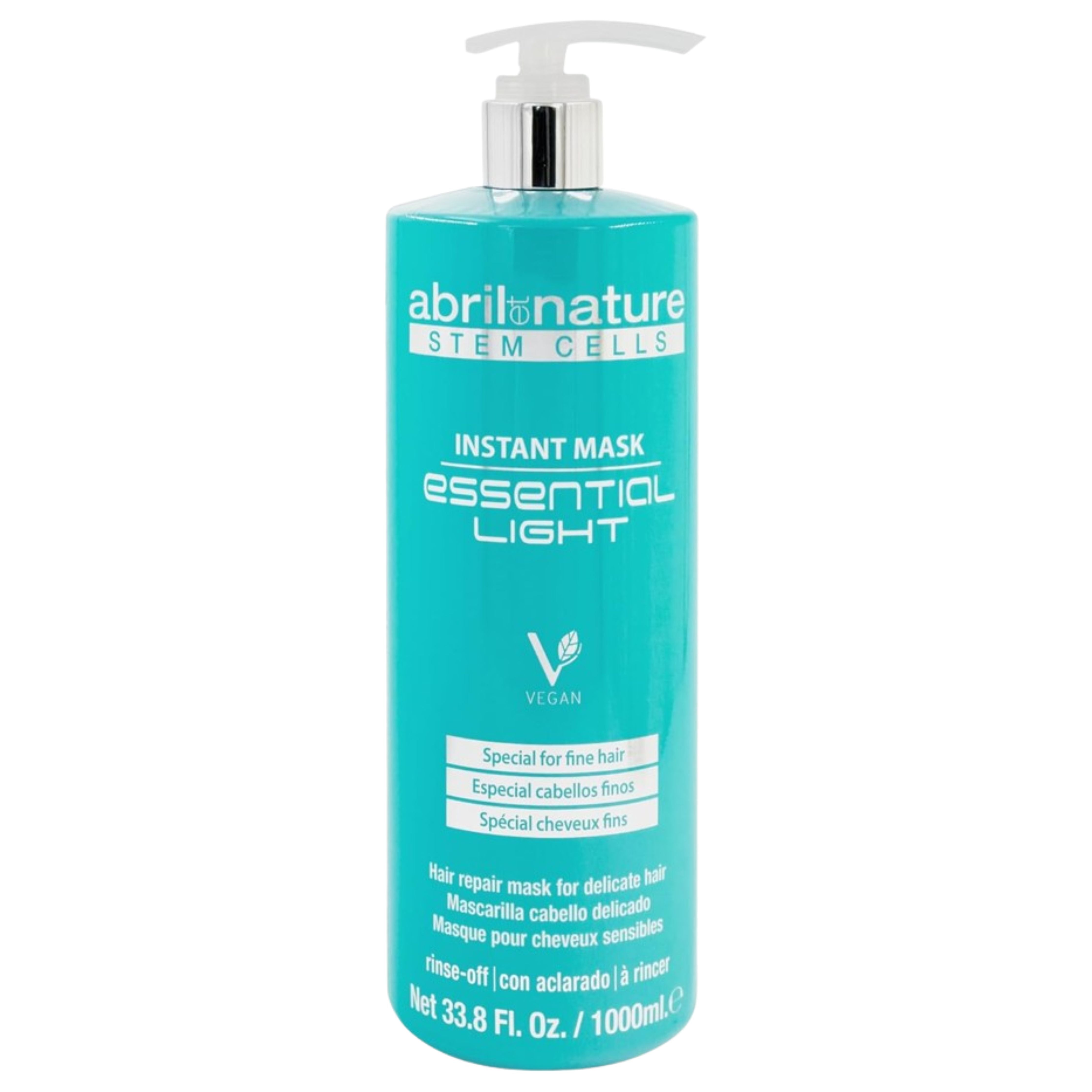 MASCARILLA VEGAN CABELLO FINO INSTANT MASK ESSENTIAL LIGHT ABRIL ET NATURE 1000 ML