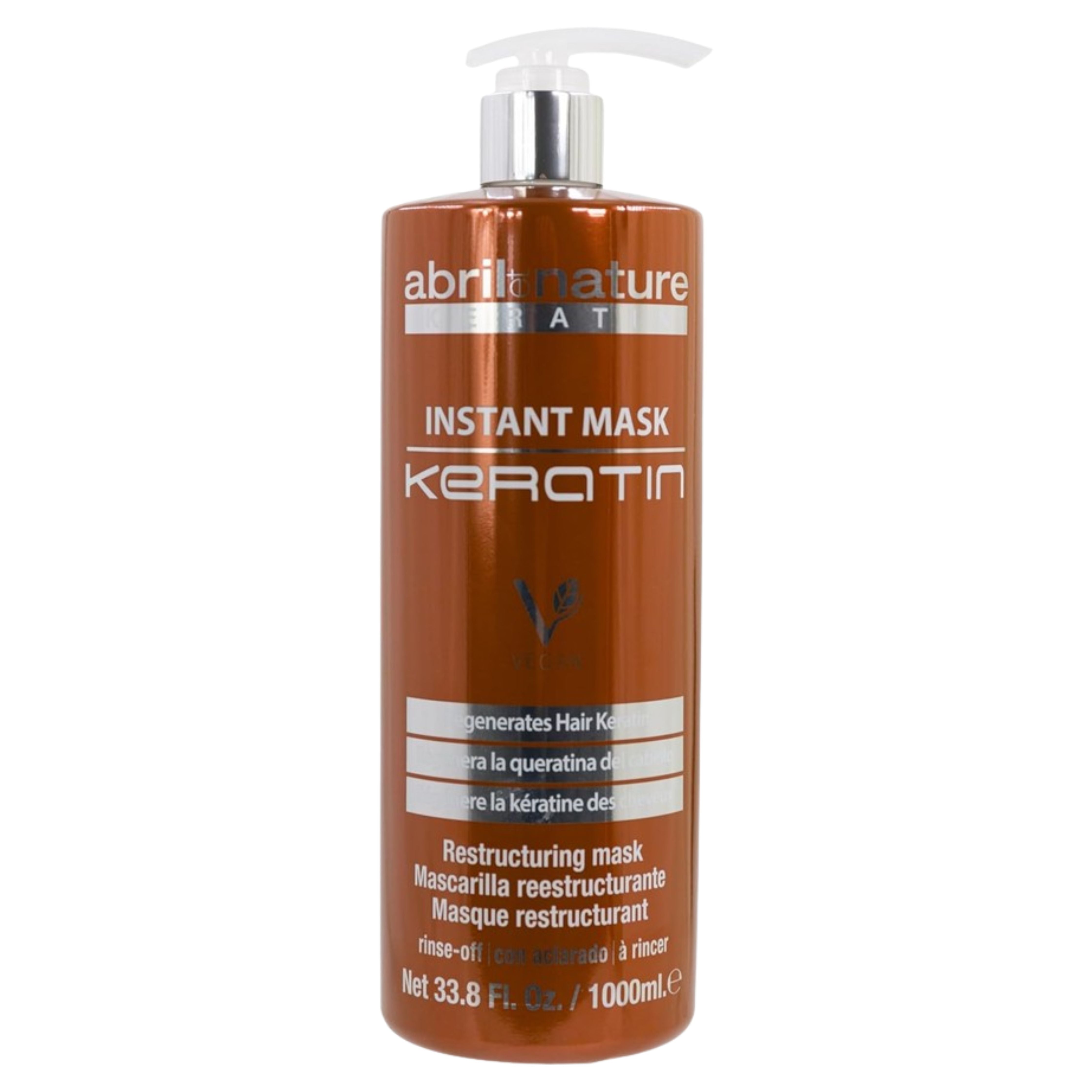 MASCARILLA KERATINA CAPILAR NUTRITIVE INSTANT MASK KERATIN ABRIL ET NATURE 1000 ML