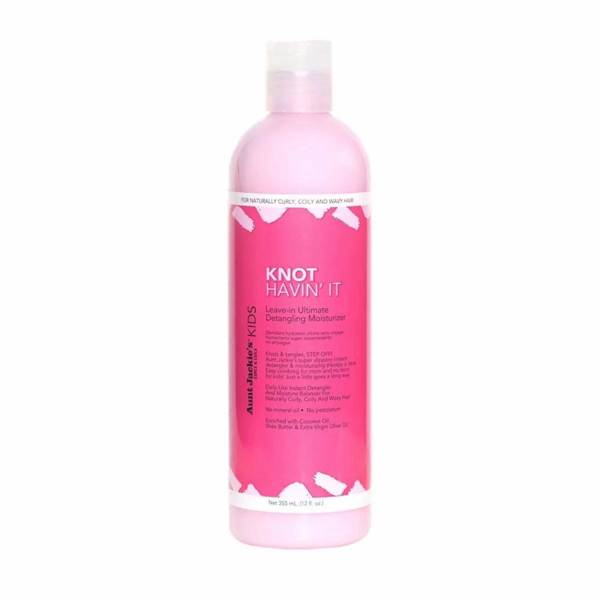ACONDICIONADOR SIN ACLARADO KNOT HAVIN' IT! LEAVE-IN ULTIMATE DETANGLING MOISTURIZER AUNT JACKIE'S GIRLS 355m