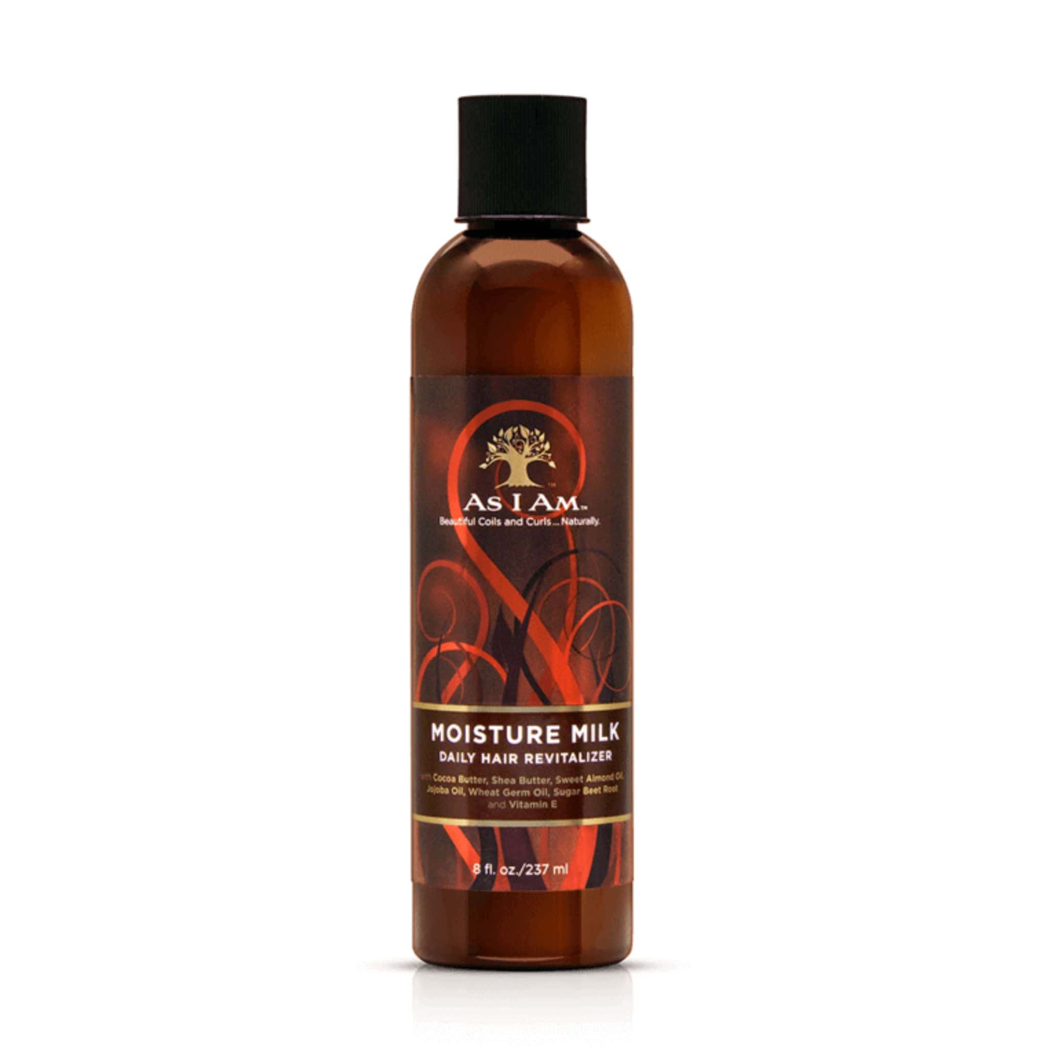 ACONDICIONADOR SIN ACLARADO MOISTURE MILK  DAILY HAIR REVITALIZER AS I AM 8.oz