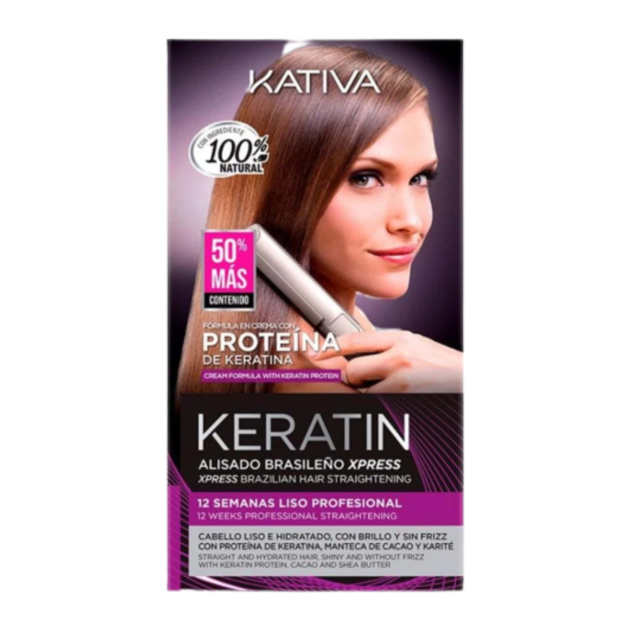 ALISADOR BRAZILIAN PROTEIN KATIVA XPRESS NEW CREAM FORMULA SIN SPRAY KIT