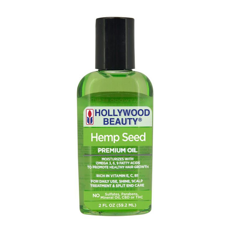 Hollywood Beauty Aceite Premium de Semilla de Cáñamo Nutrición y Fortalecimiento para el Cabello (2 FL OZ)