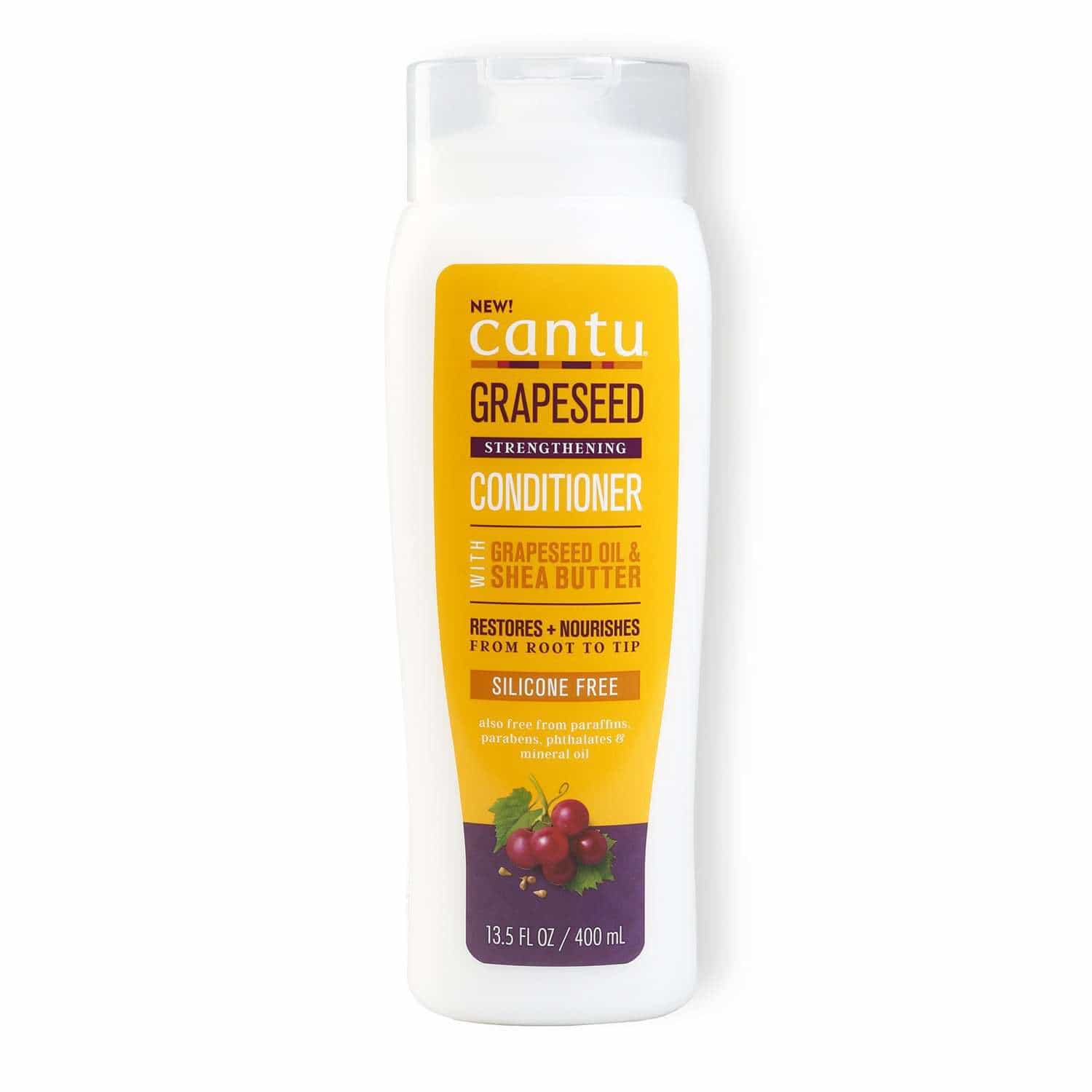 CANTU GRAPSEED ACONDICIONADOR CON ACEITE DE GRAPSEED Y SHEABUTTER SIN SULFATO 400 ML