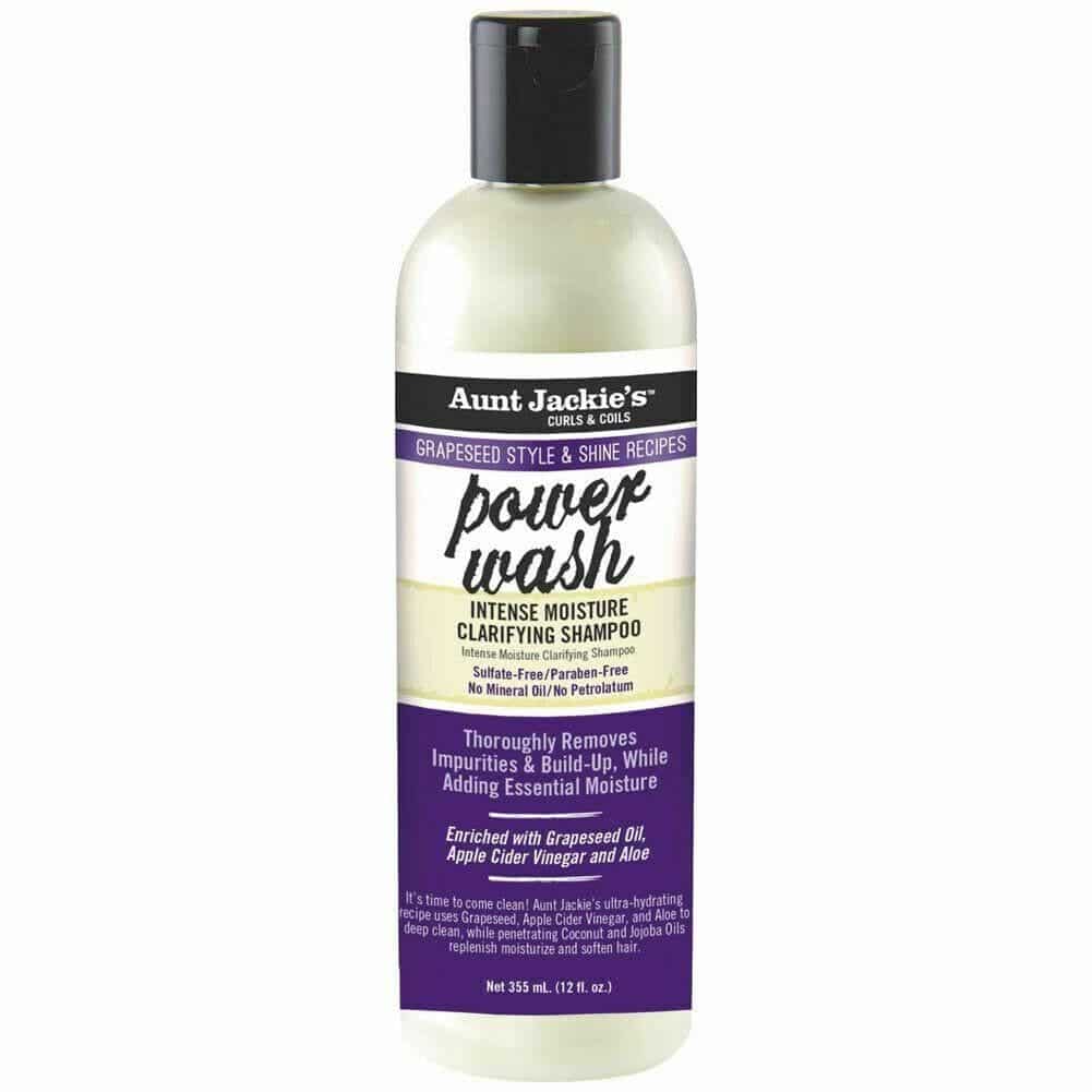 CHAMPÚ CLARIFICANTE POWER WASH INTENSE MOISTURE CLARIFYING SHAMPOO AUNT JACKIES 355ml