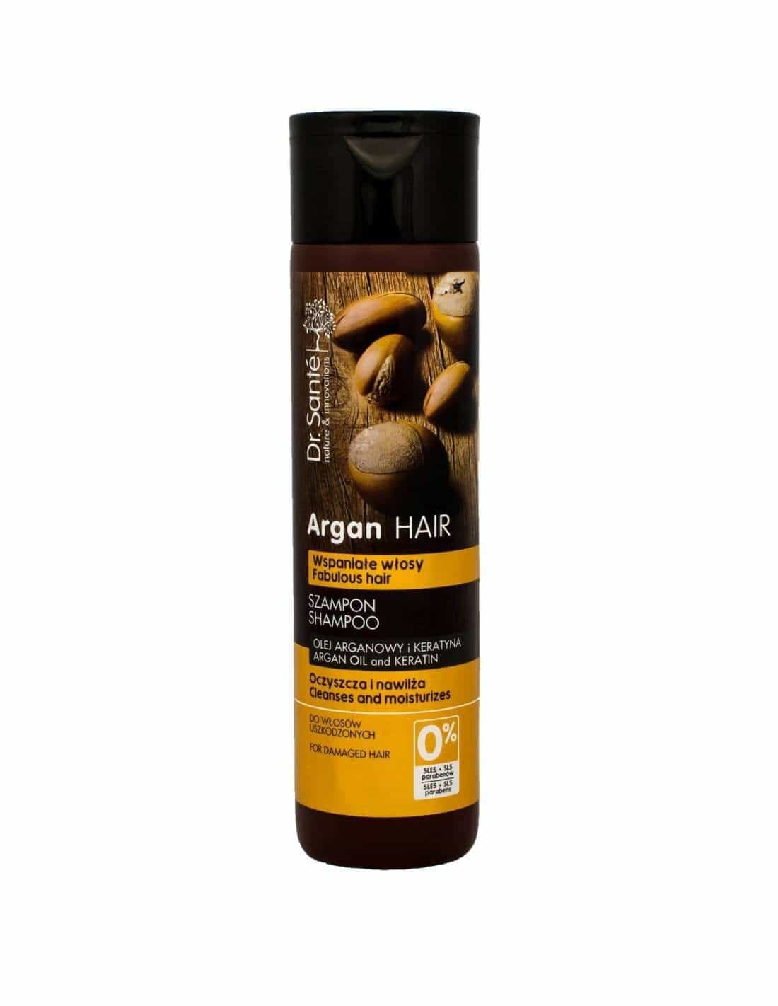 CHAMPÚ HIDRATANTE CABELLO DAÑANDO ACEITE DE ARGAN OIL SHAMPOO DR. SANTE 250 ML