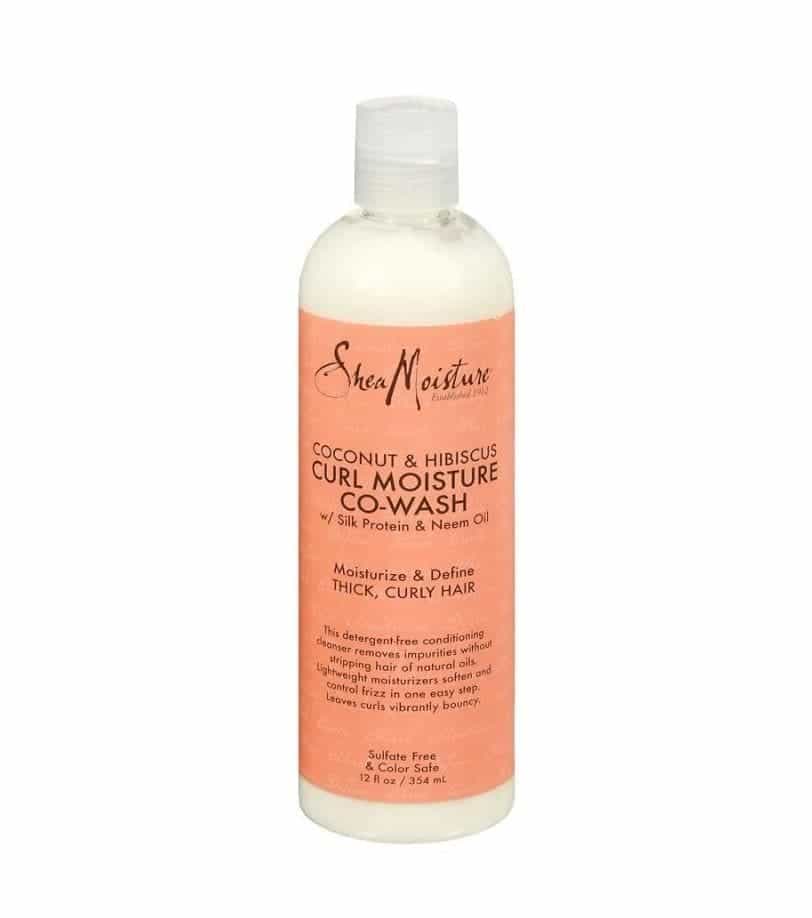 COWASH ACONDICIONADOR CON ACLARADO DE ARRASTRE CURL MOISTURE CO-WASH COCONUT & HIBISCUS SHEA MOISTURE 354ml