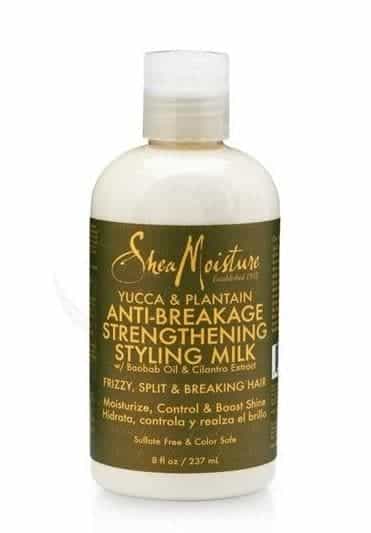 CREMA DE PEINADO ANTI-BREAKAGE STRENGTHENING STYLING MILK YUCCA & PLANTAIN SHEA MOISTURE 237ml
