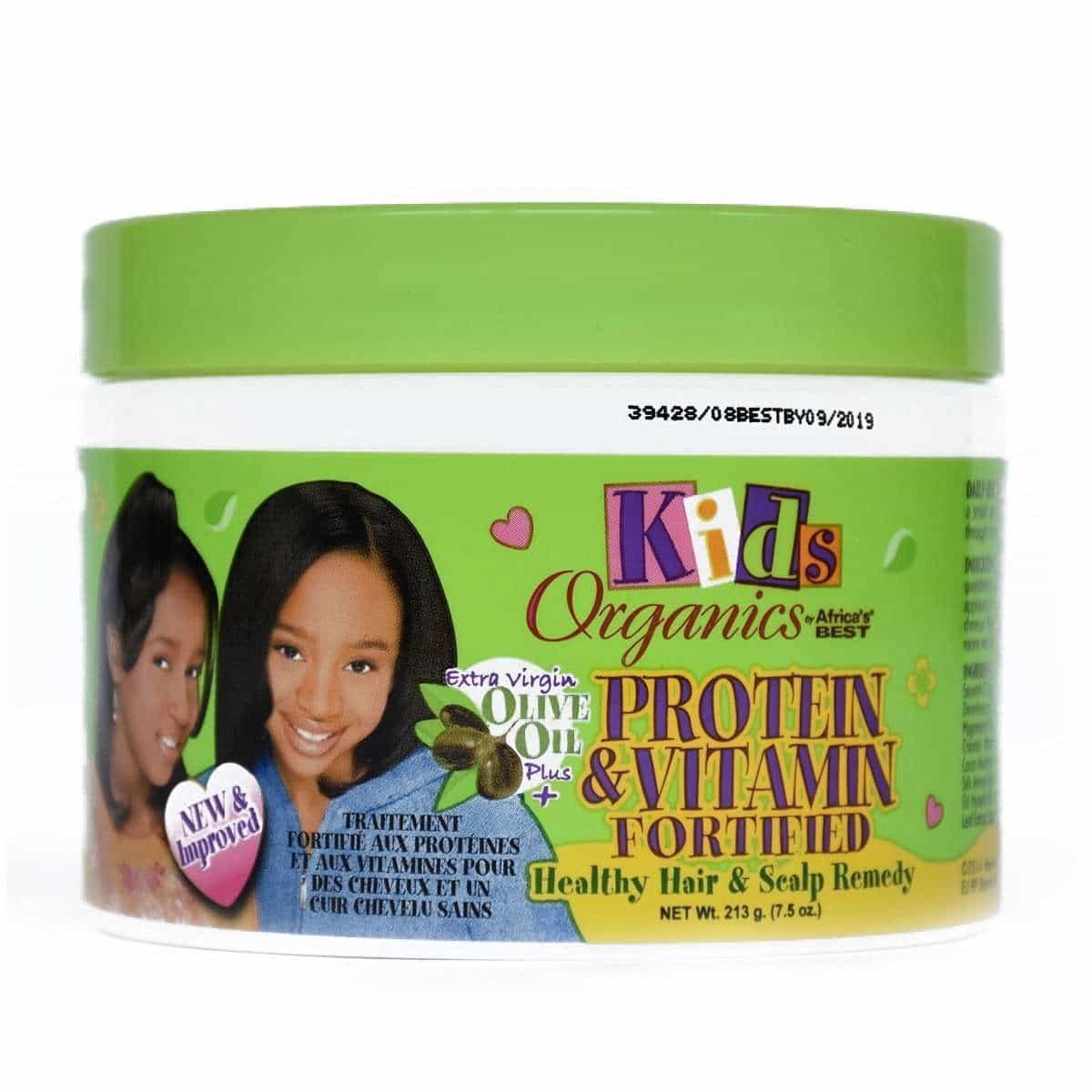 CREMA FORTIFICANTE PROTIEN 6 VITAMIN SCLAP REMEDY KIDS ORGANICS AFRICA BEST 213G