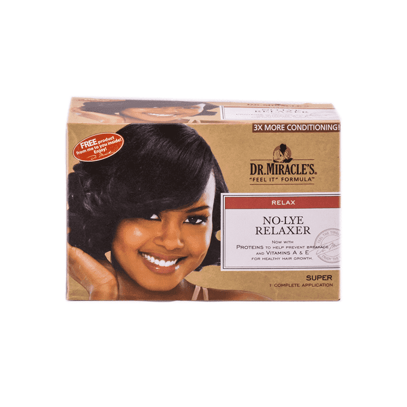 DR MIRACLES KIT NO-LYE RELAXER SUPER (1 APLICACIÓN)