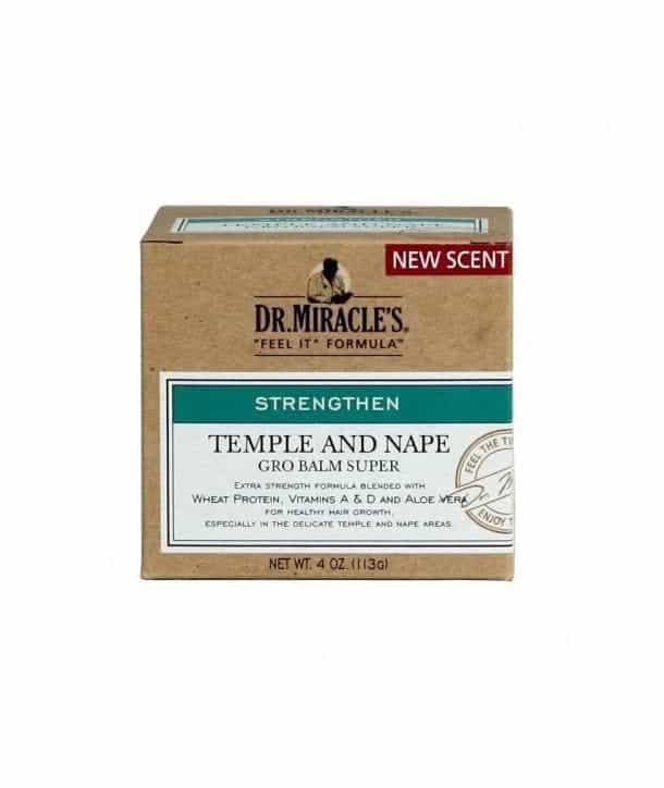 DR MIRACLES - TEMPLE AND NAPE GRO BALM 4OZ