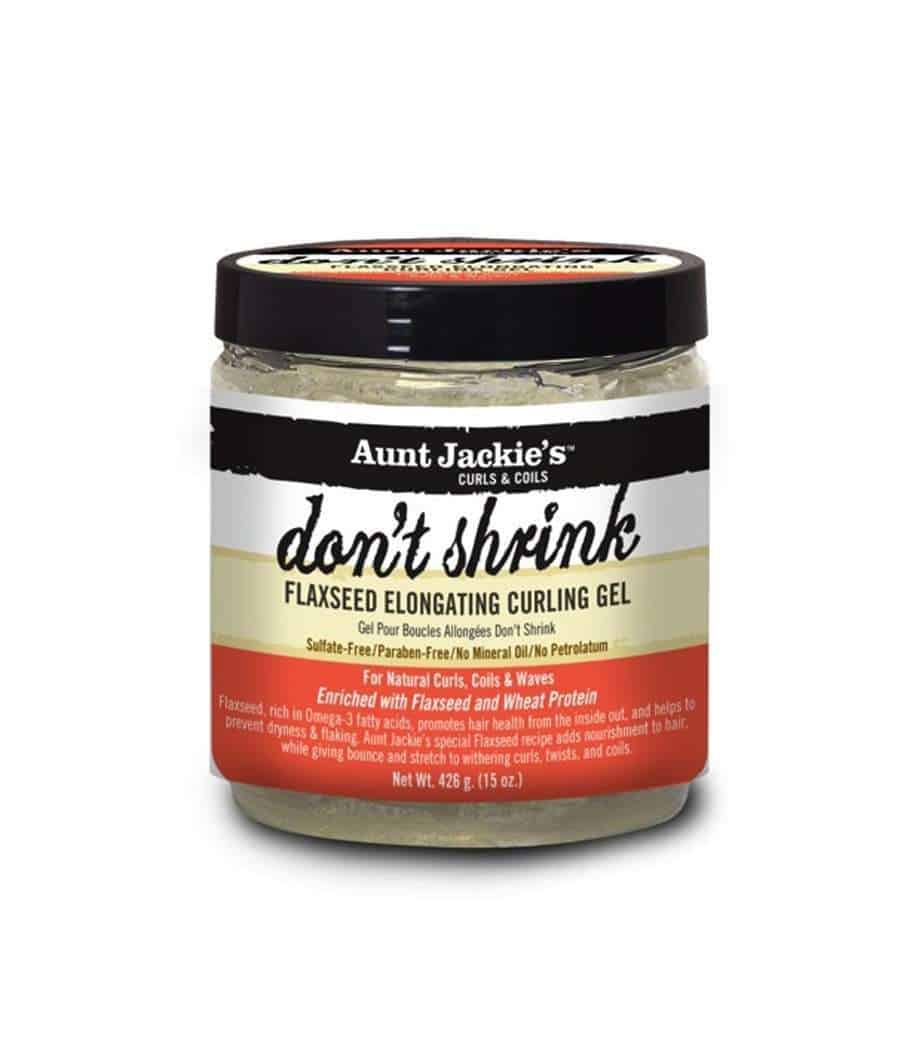 GEL DON'T SHRINK FLAXSEED ELONGATING CURLING GEL AUNT JACKIE'S CURLS & COILS FLAXSEED RECIPES 426g