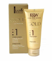 Fair & White Gold Ultimate Prepare Brightening Cream With AHA Exfoliating Clarifying 75ml