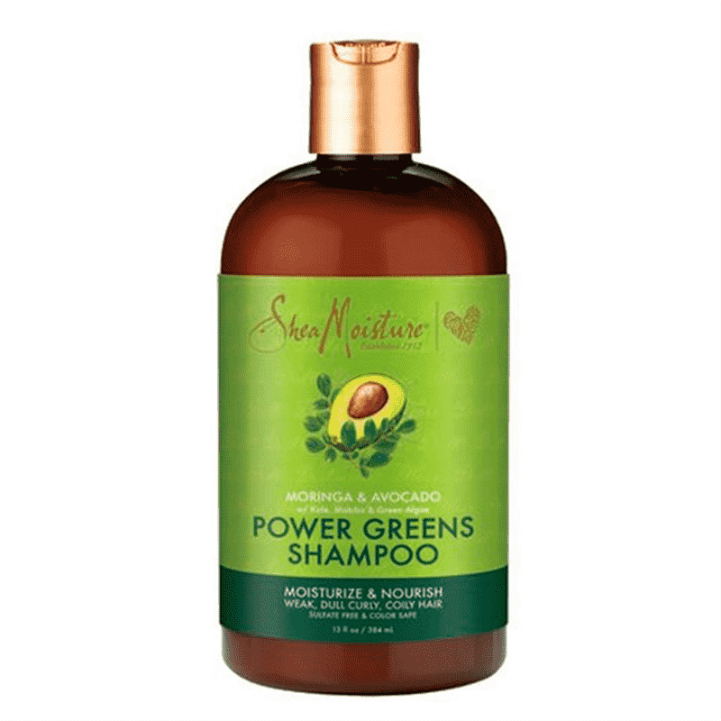SHEA MOISTURE MORINGA & AVOCADO POWER GREENS SHAMPOO 384ML