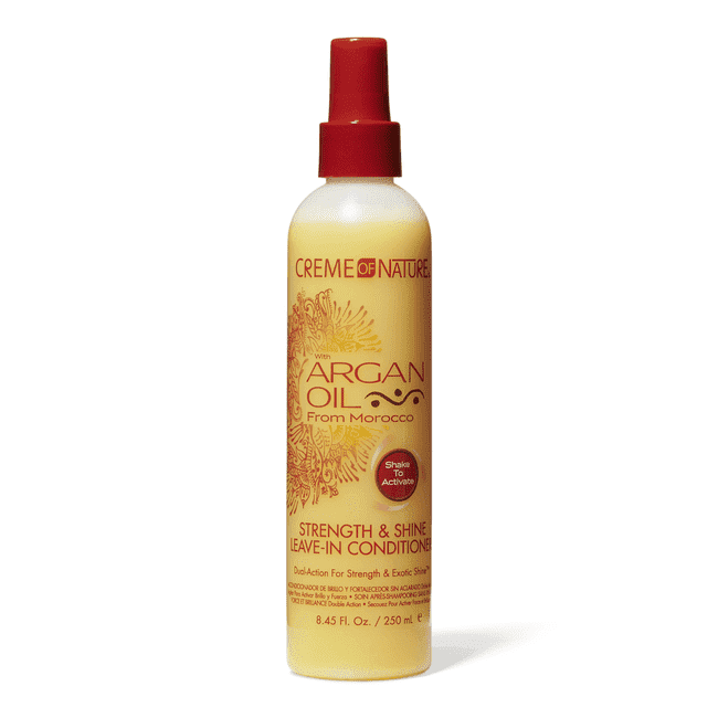 SPRAY HIDRATANTE  ACEITE DE ARGAN OIL STRENGTH &amp; SHINE LEAVE IN CONDITION CREME OF NATURE 250 ML