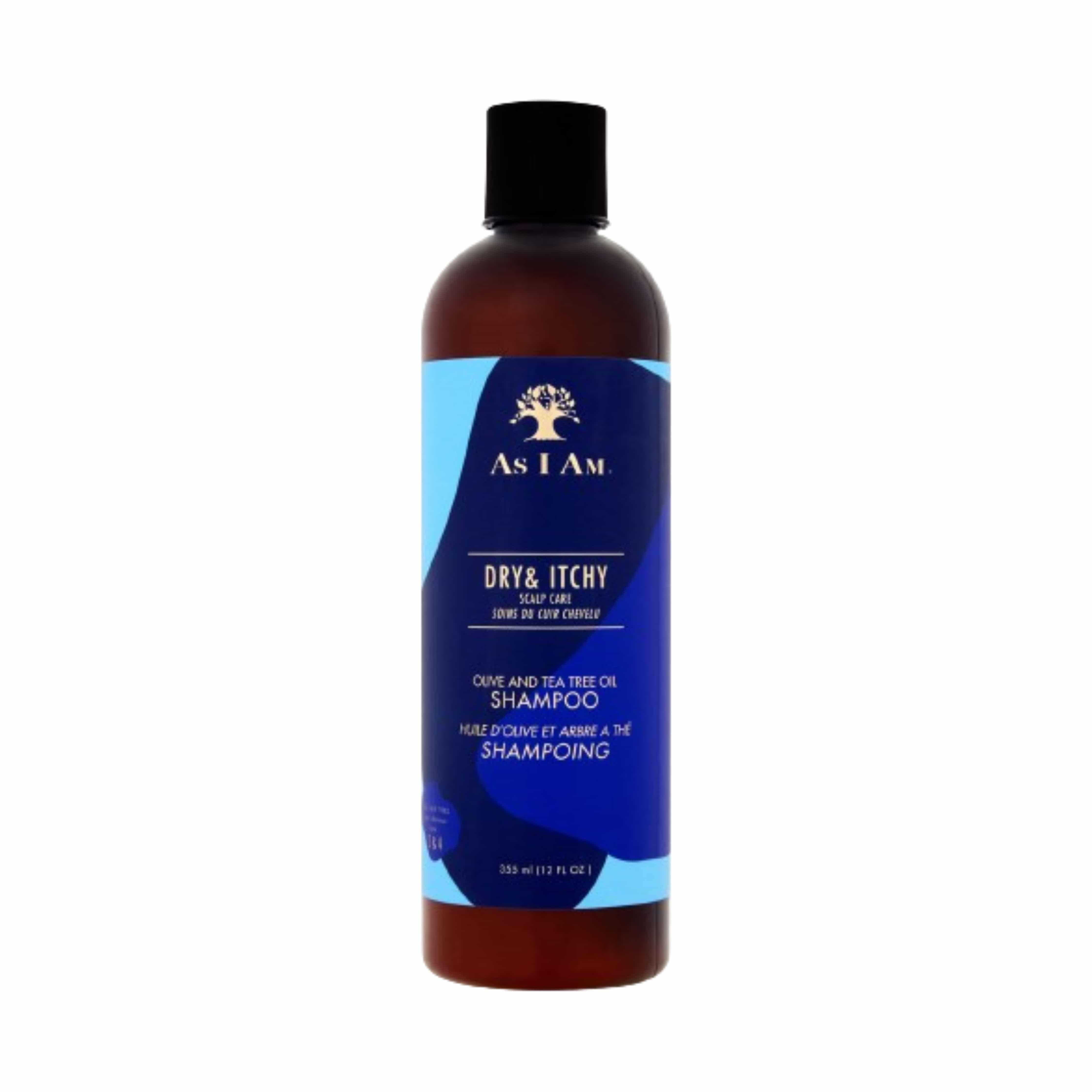 CHAMPU PARA CASPA OLIVE & TEA TREE OIL DRY AND ITCHY SCLAP SHAMPOO AS I AM 355ml